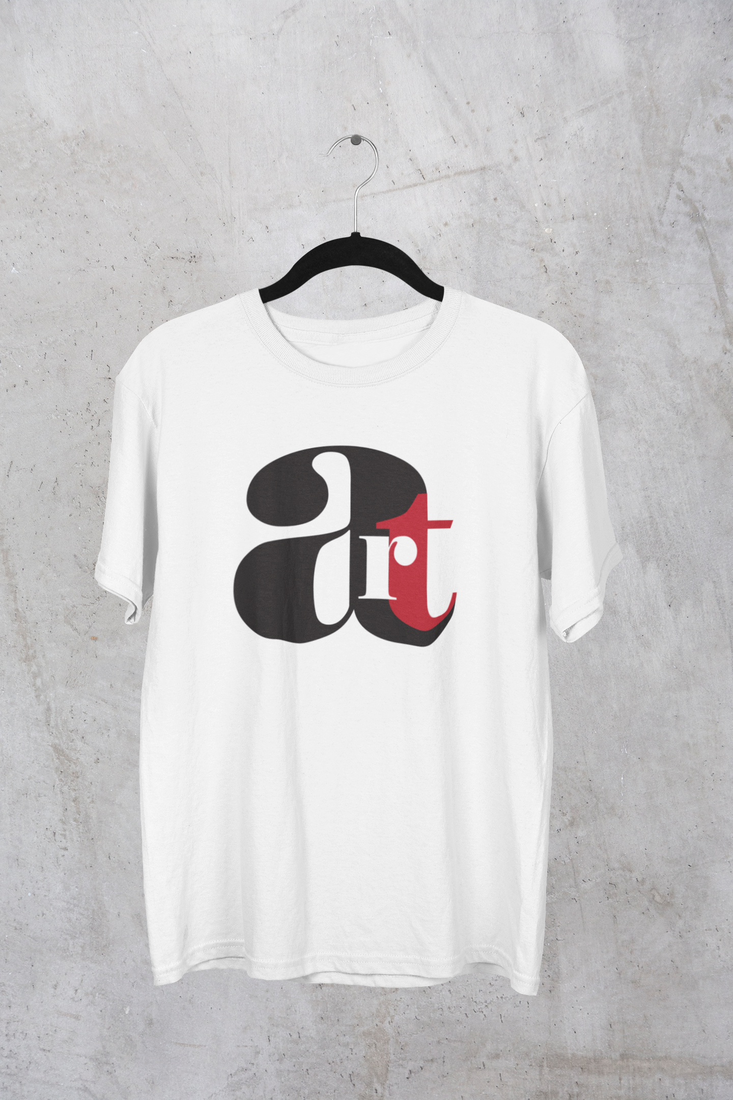 "Art Lover" Minimalist Typography T-Shirt – Creative Soul Edition