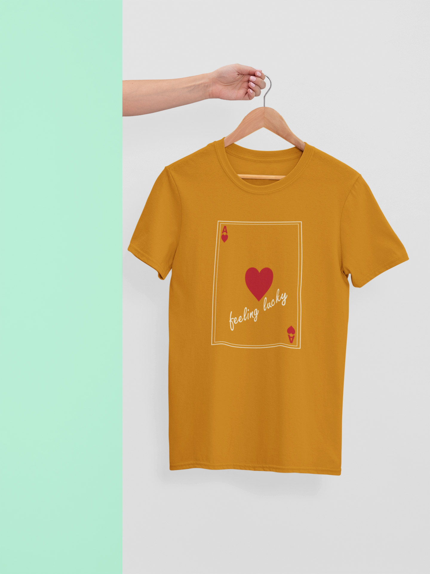Play Your Cards Right "Feeling Lucky" Ace of Hearts T-Shirt