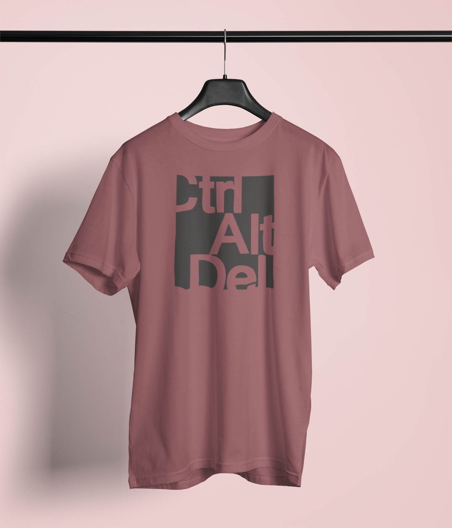 "Ctrl Alt Del" Tech Life Graphic T-Shirt – Reset Your Vibe