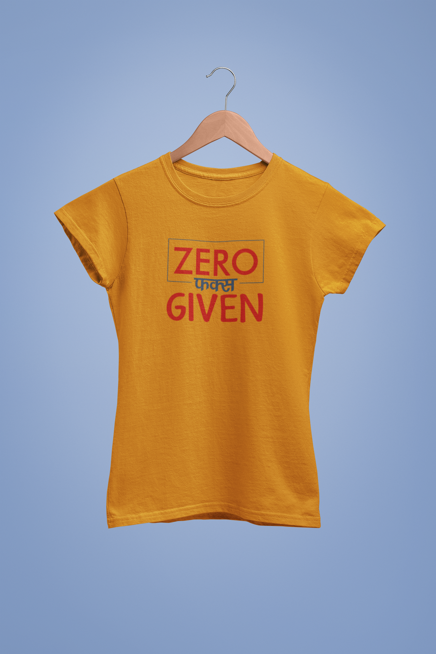 "Zero F*cks Given" Bold Graphic T-Shirt – Desi Attitude Edition