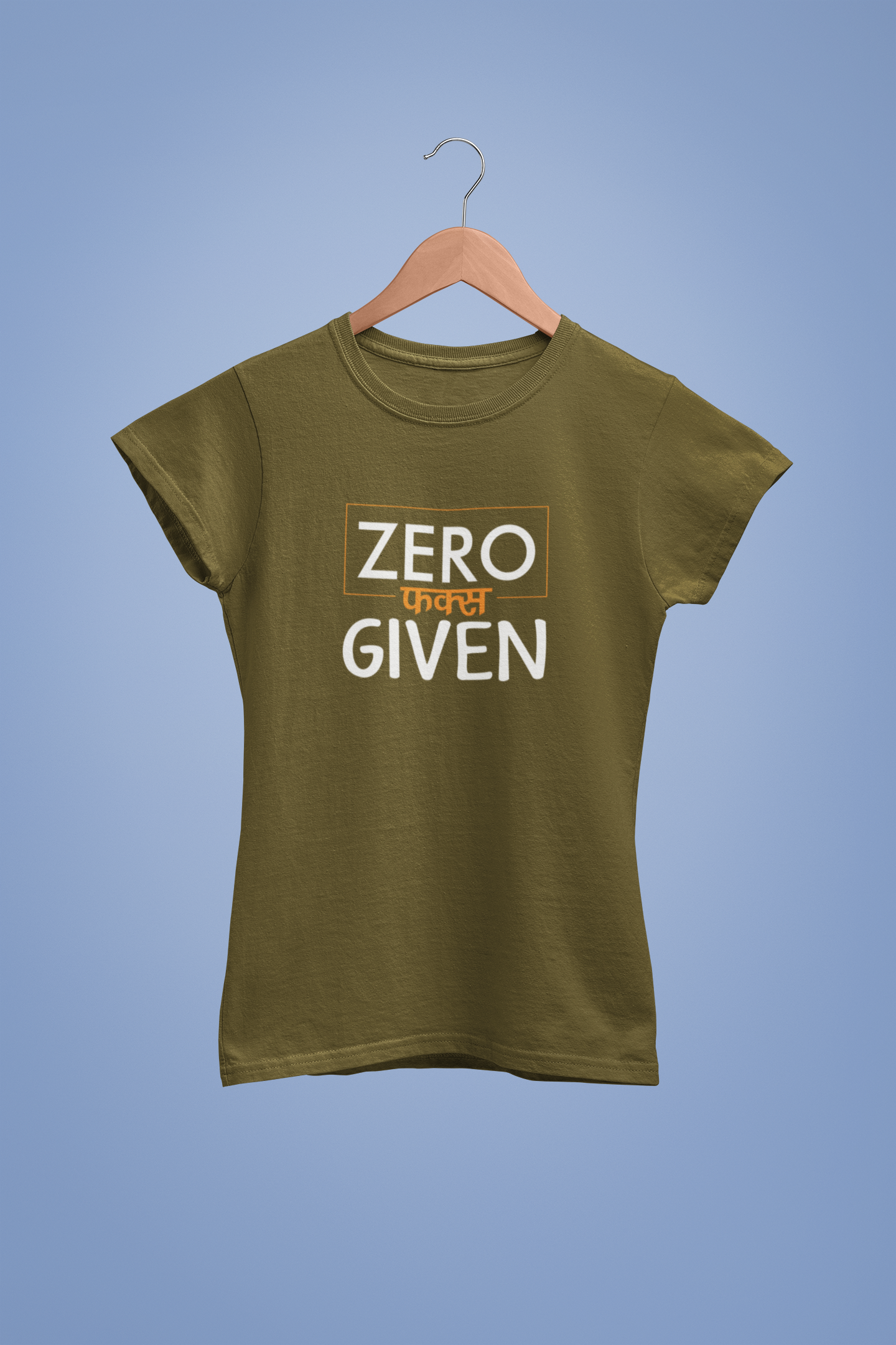 "Zero F*cks Given" Bold Graphic T-Shirt – Desi Attitude Edition