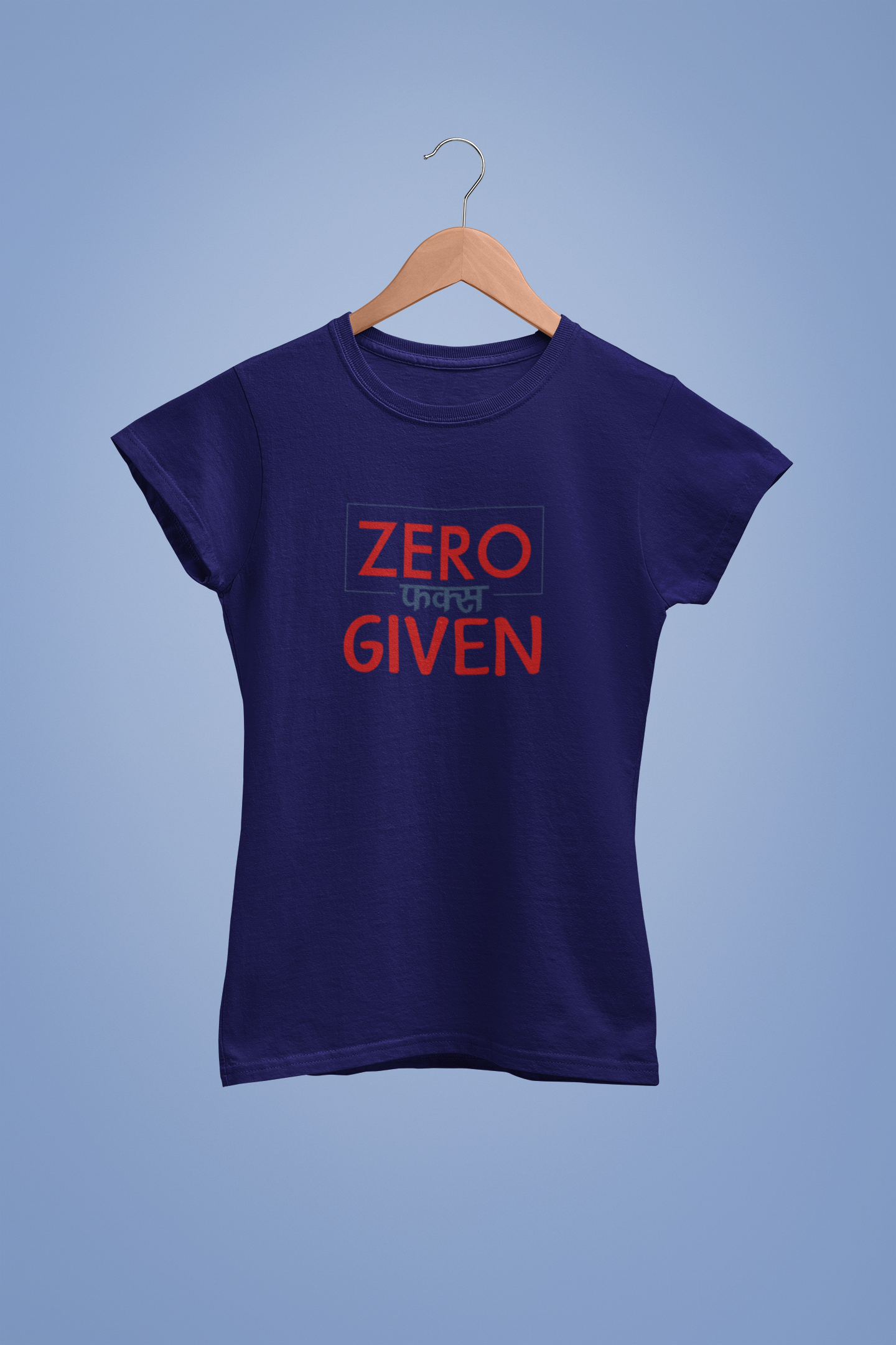 "Zero F*cks Given" Bold Graphic T-Shirt – Desi Attitude Edition