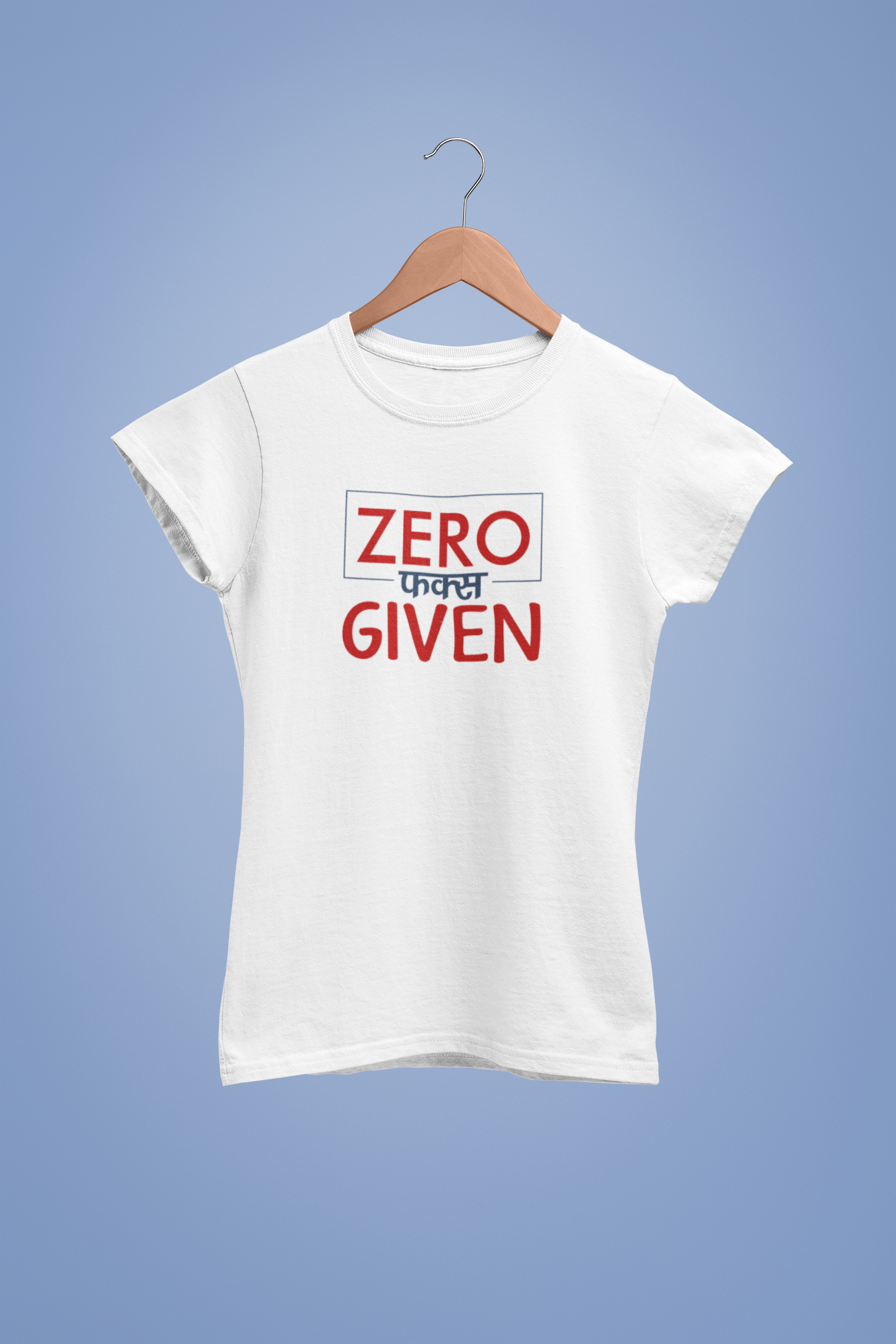 "Zero F*cks Given" Bold Graphic T-Shirt – Desi Attitude Edition