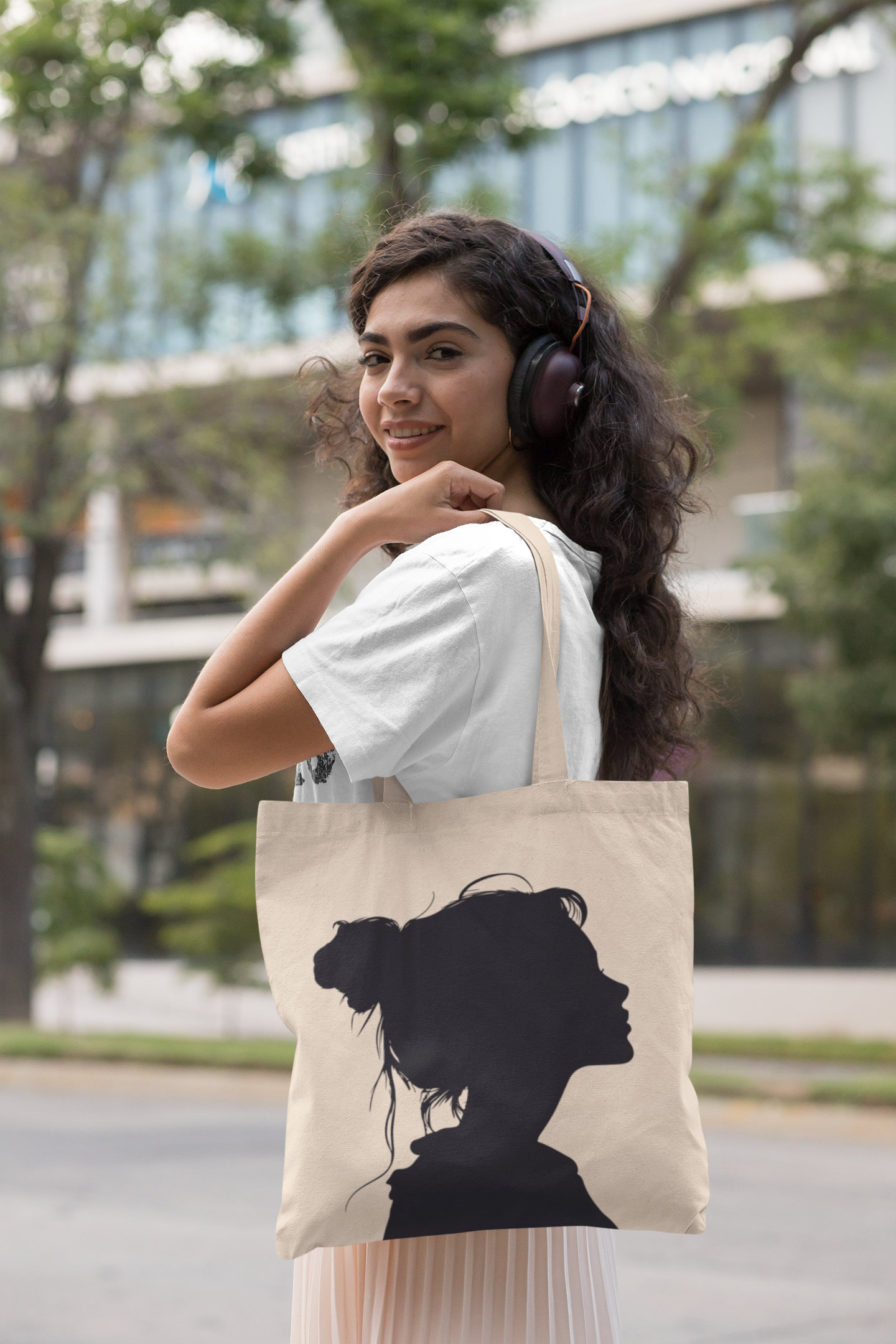 Silhouette Soul Artistic Shadow Tote Bag