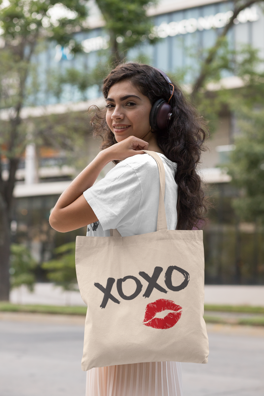 XOXO Kiss Me Statement Tote Bag