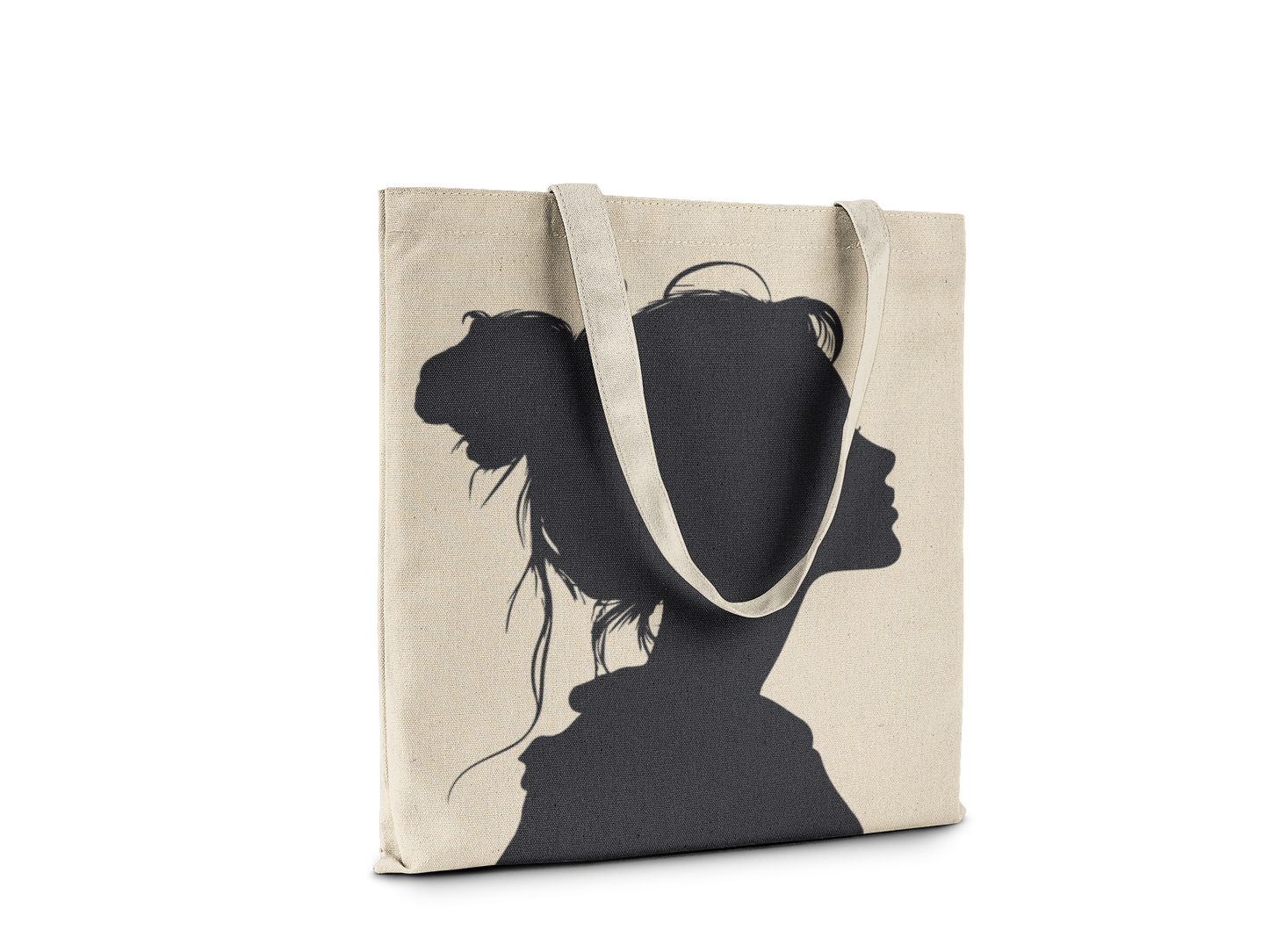 Silhouette Soul Artistic Shadow Tote Bag