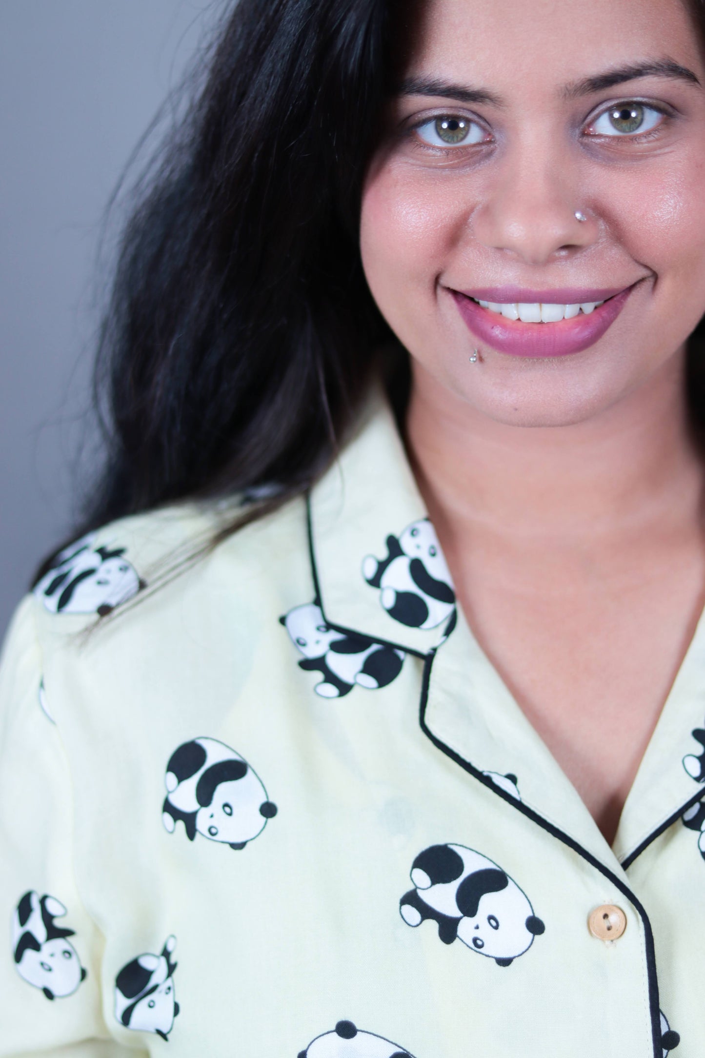 Off-White Panda Short PJ Set