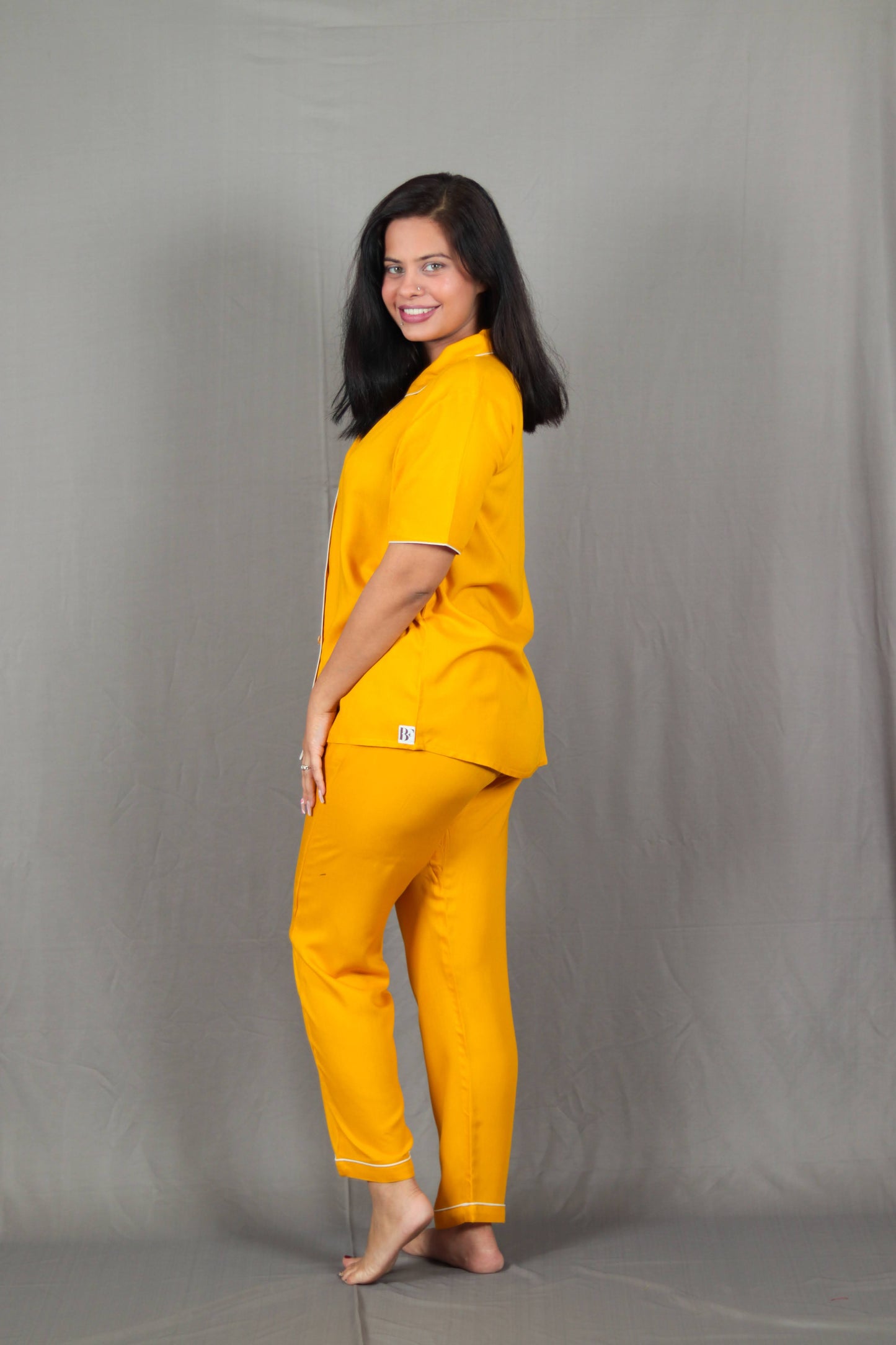 Yellow Long PJ Set