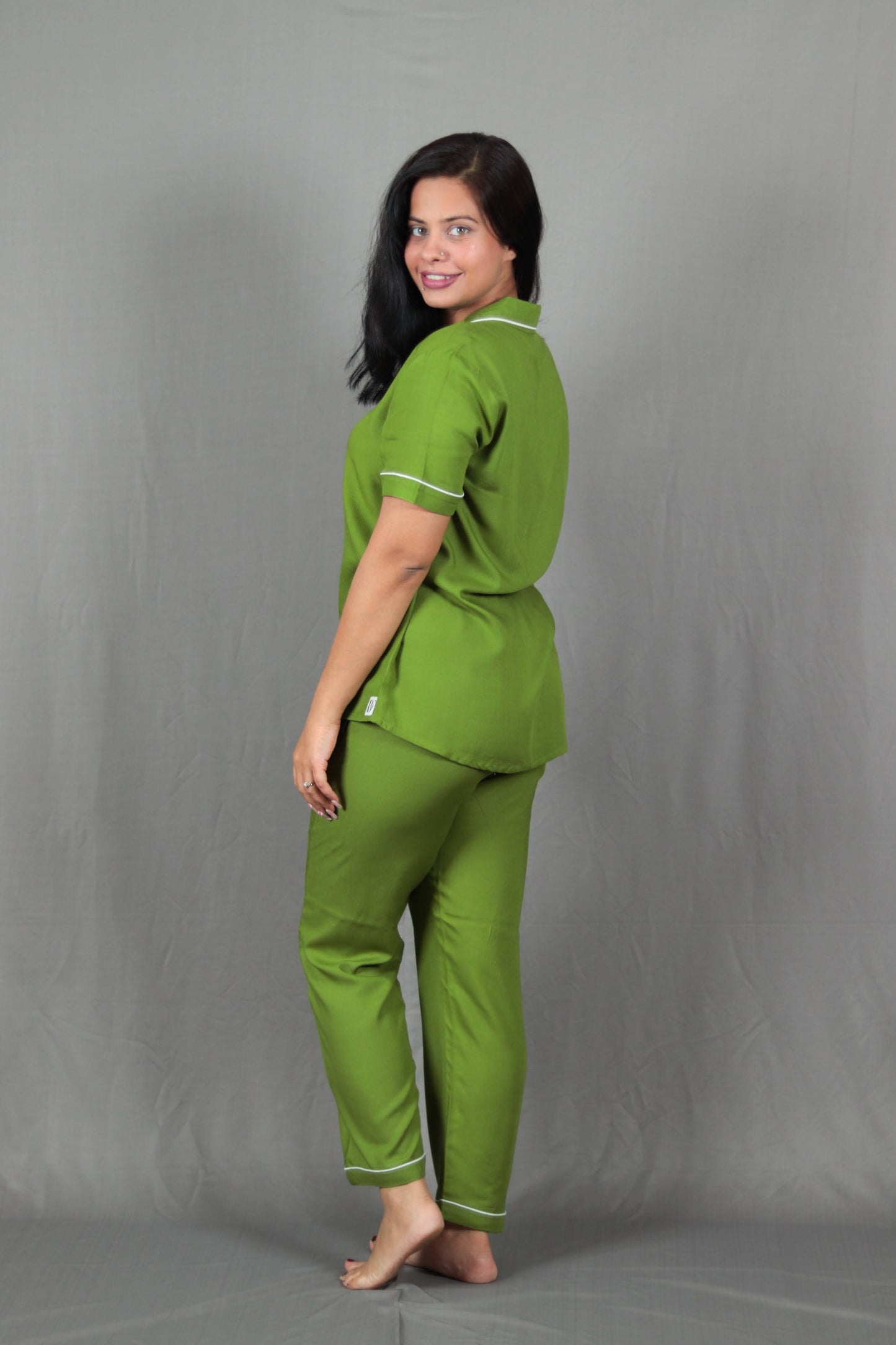 Sushi Green Long PJ Set
