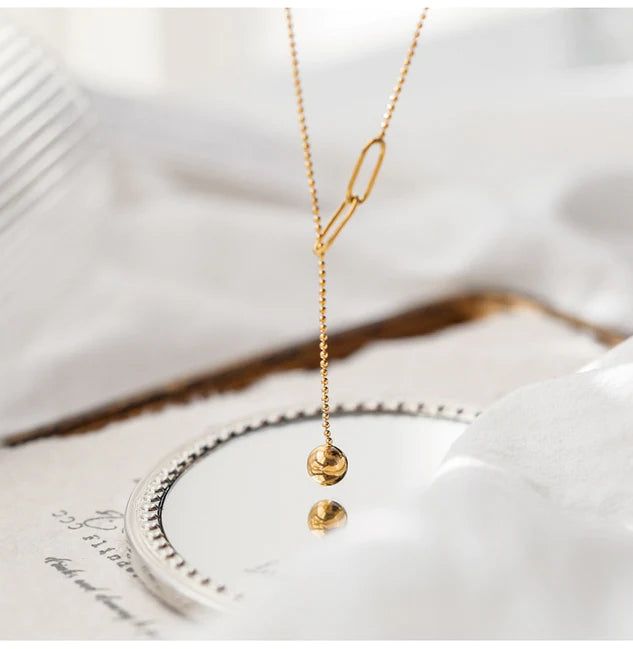 Gold Plated Titanium Pendant Necklaces