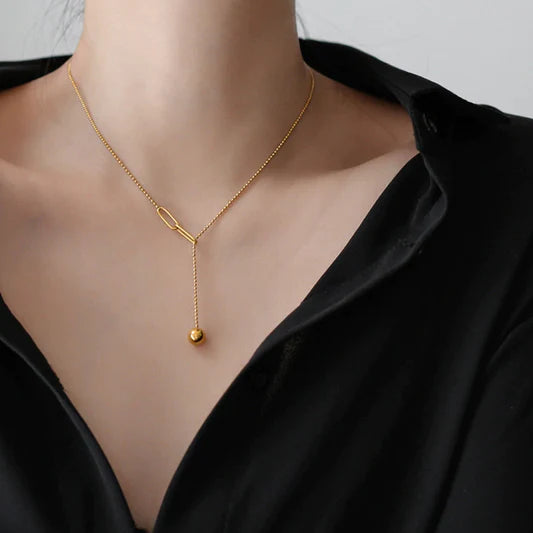 Gold Plated Titanium Pendant Necklaces