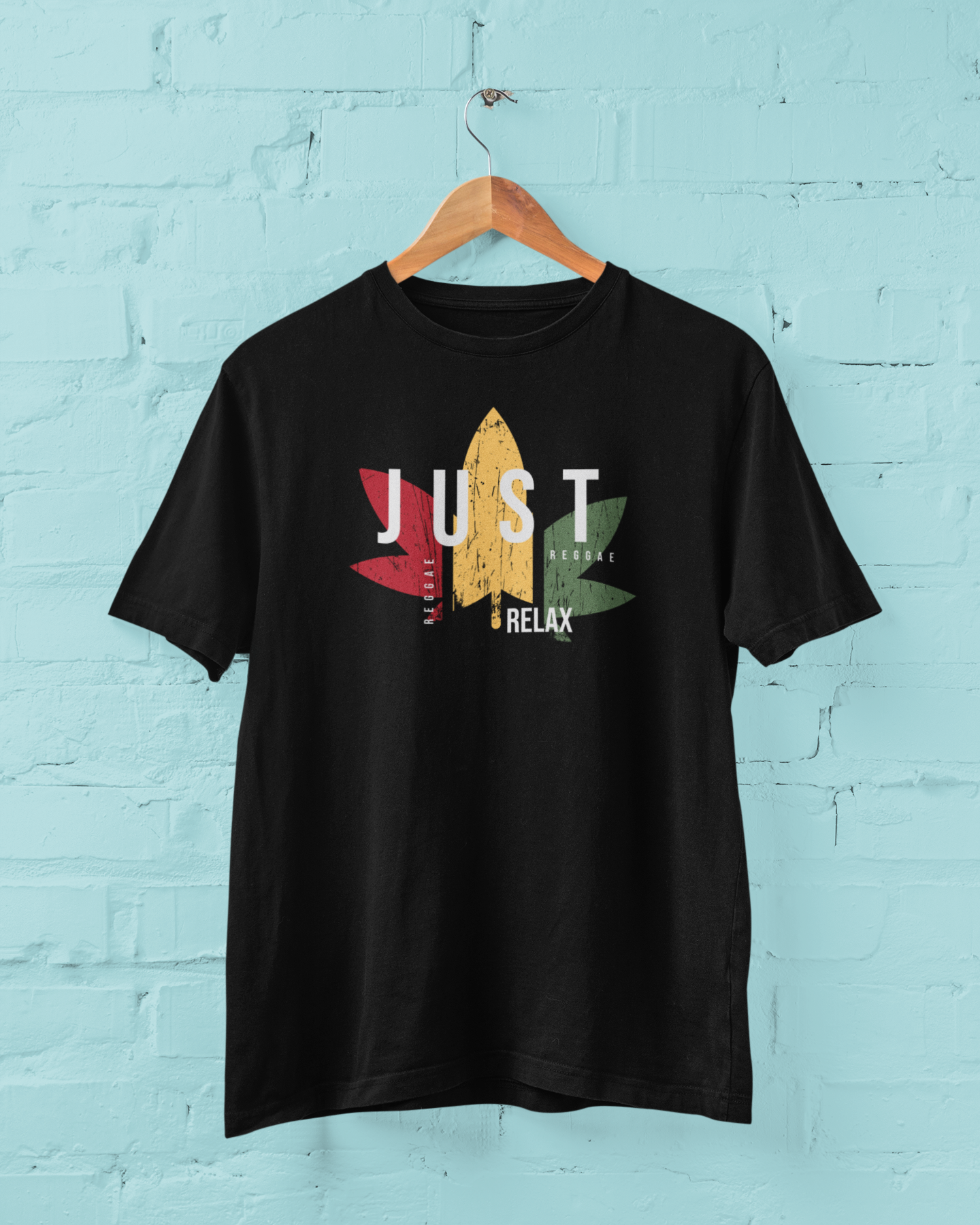 "Just Relax" Reggae Vibe Graphic T-Shirt – Chill Mode Activated