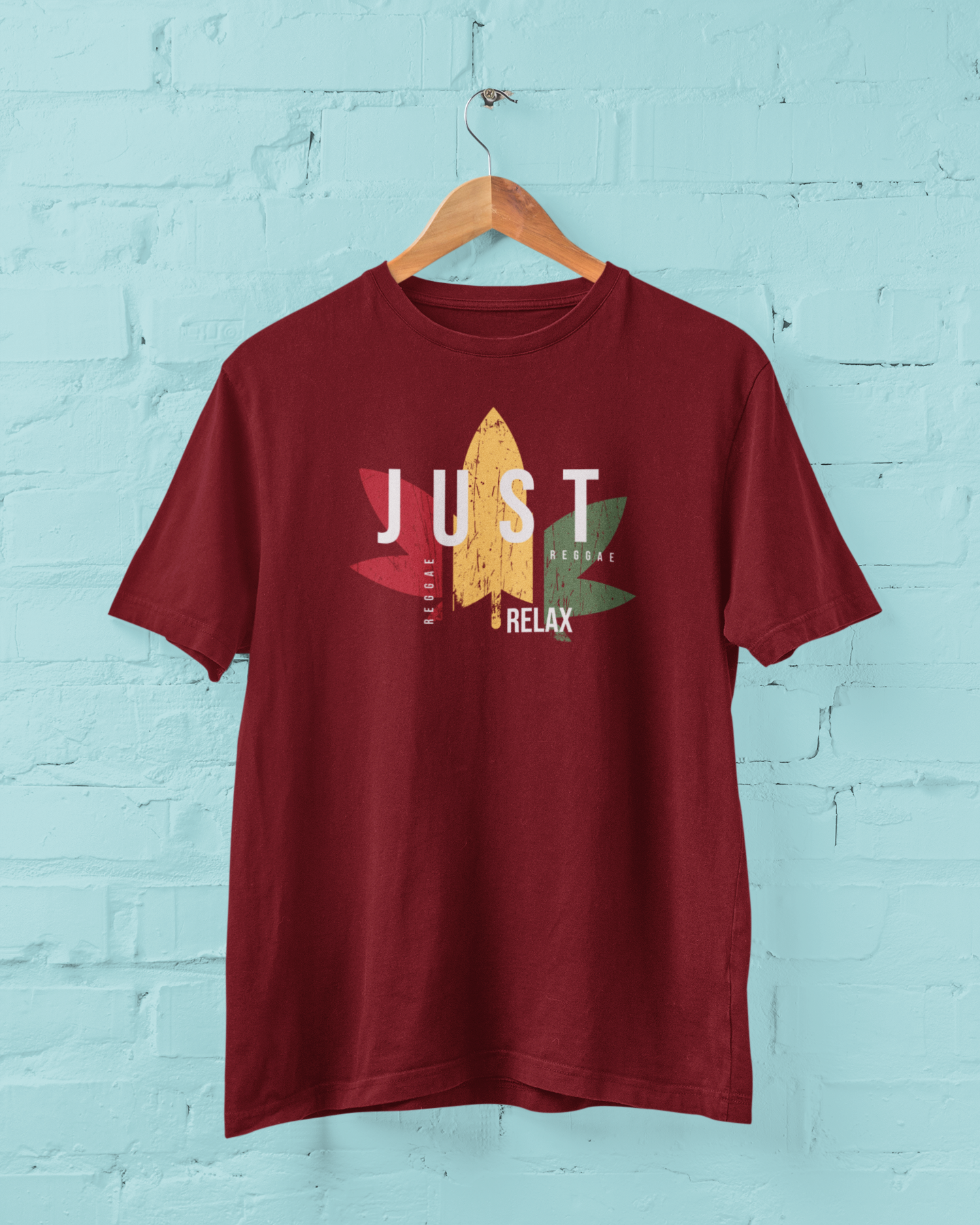 "Just Relax" Reggae Vibe Graphic T-Shirt – Chill Mode Activated