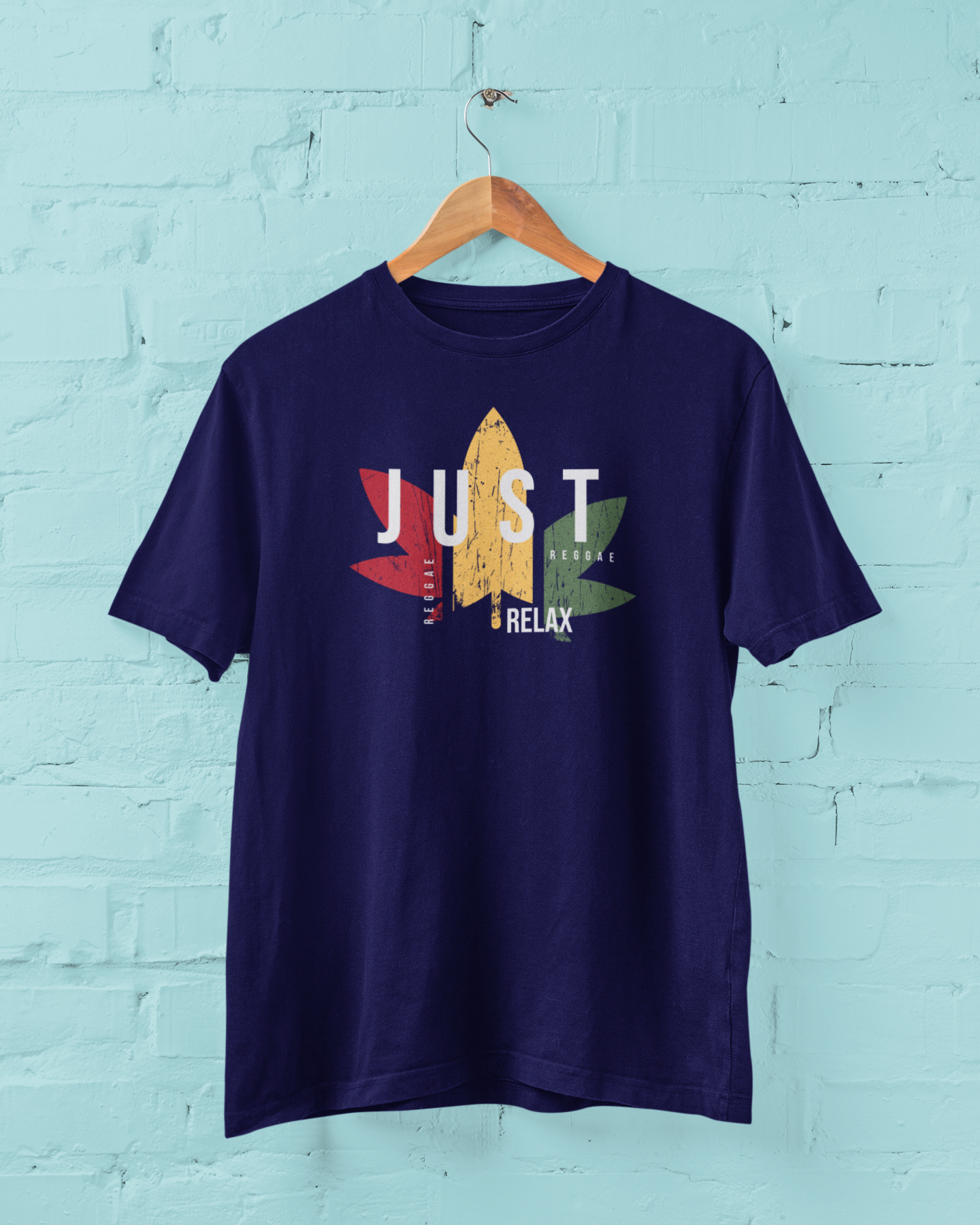 "Just Relax" Reggae Vibe Graphic T-Shirt – Chill Mode Activated