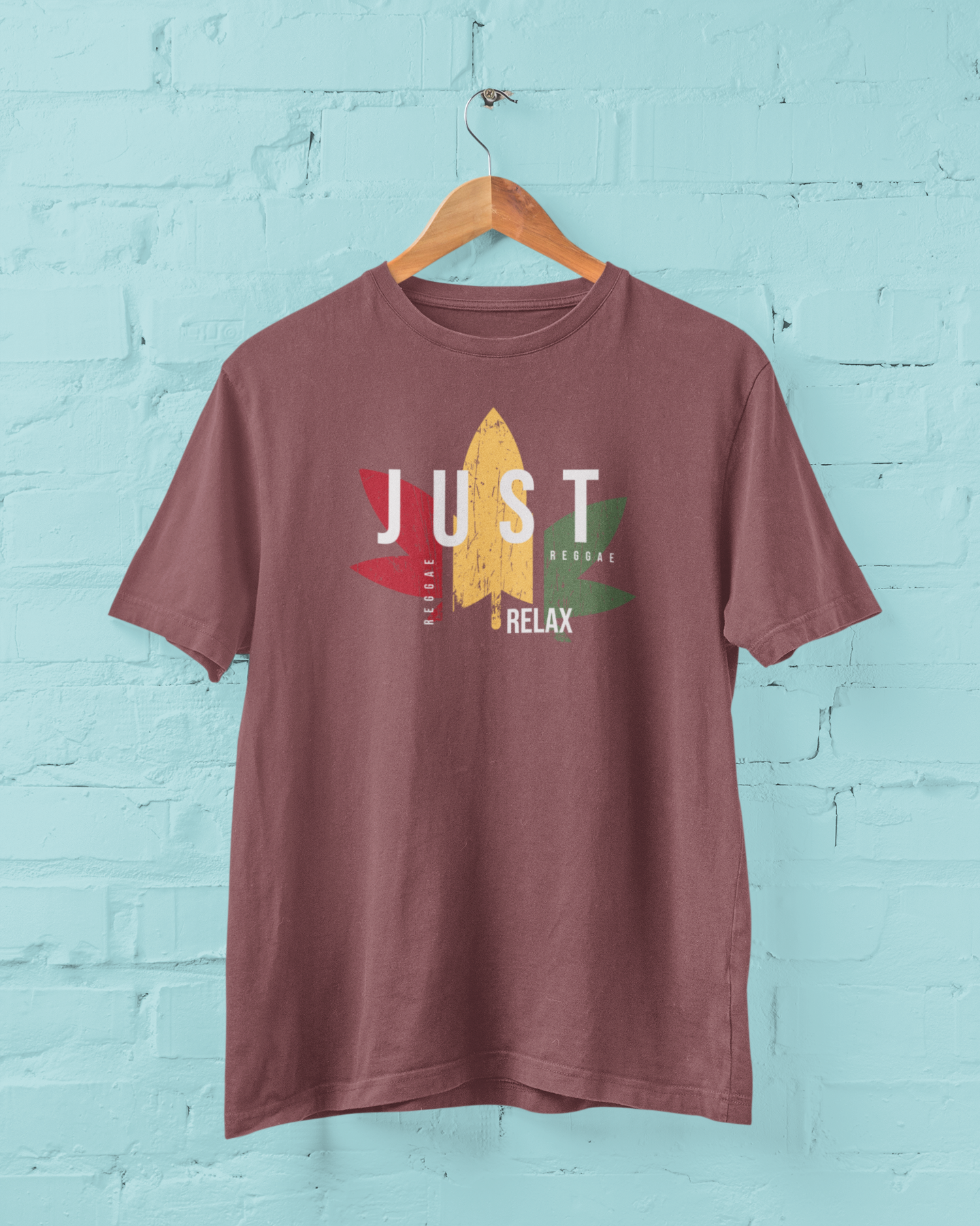 "Just Relax" Reggae Vibe Graphic T-Shirt – Chill Mode Activated