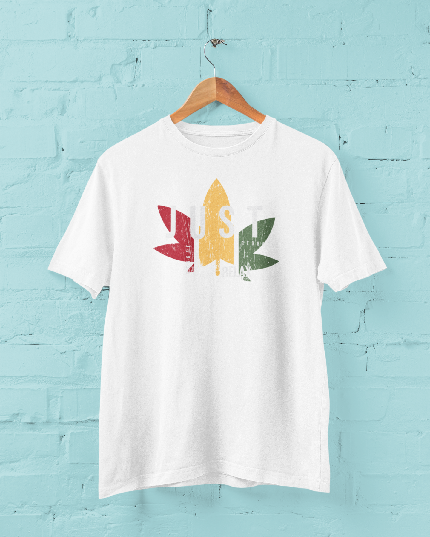 "Just Relax" Reggae Vibe Graphic T-Shirt – Chill Mode Activated
