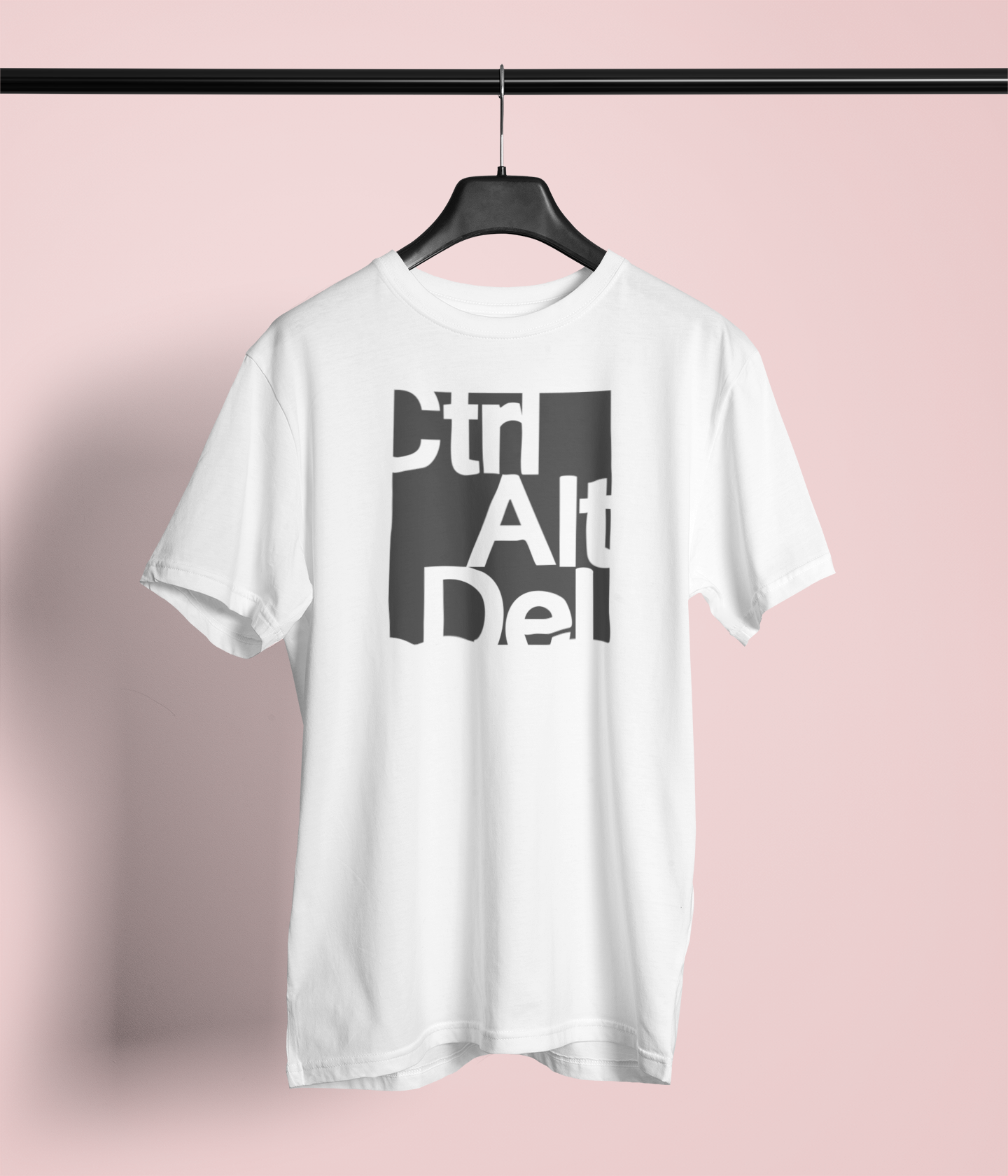 "Ctrl Alt Del" Tech Life Graphic T-Shirt – Reset Your Vibe