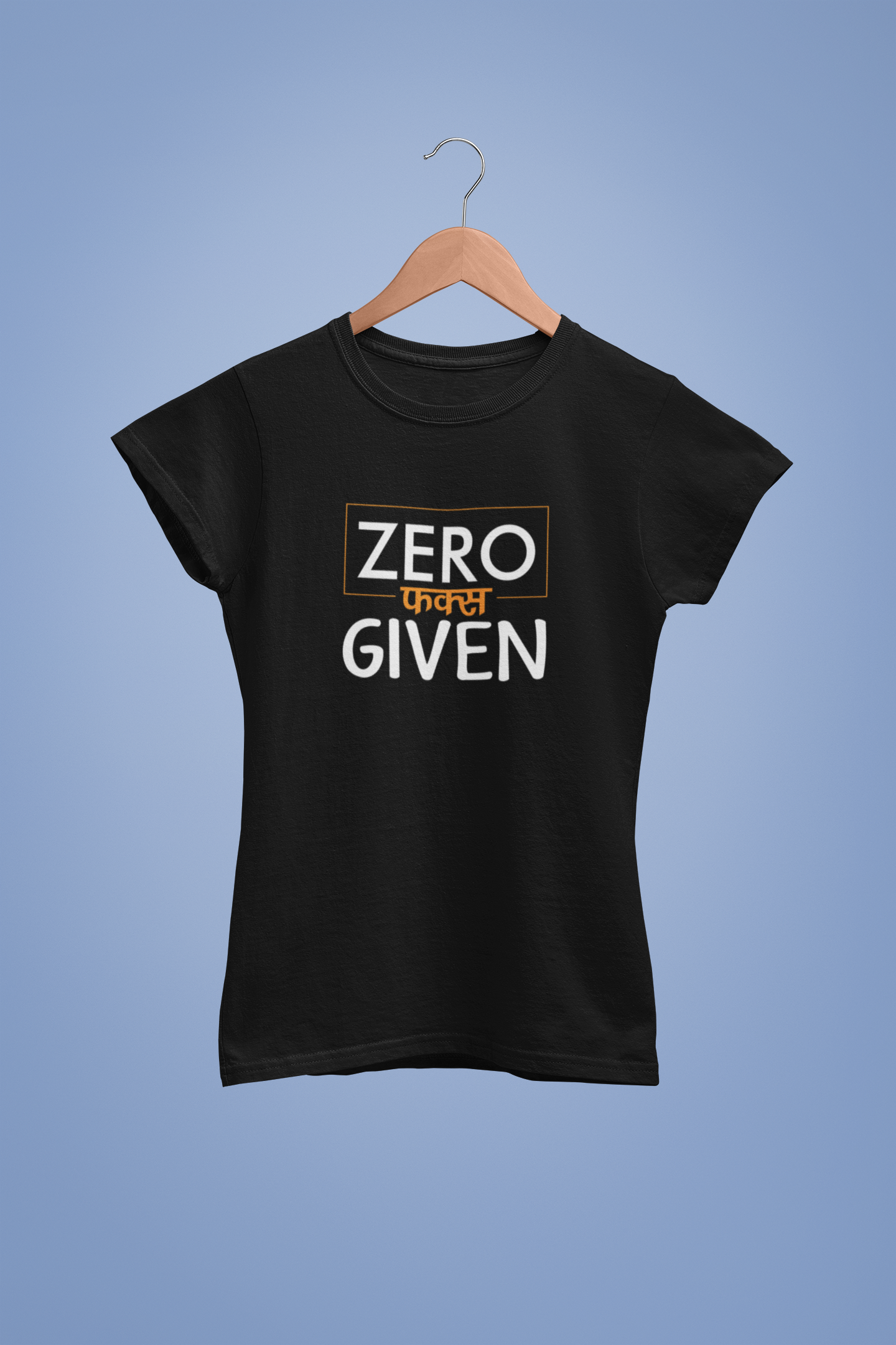 "Zero F*cks Given" Bold Graphic T-Shirt – Desi Attitude Edition