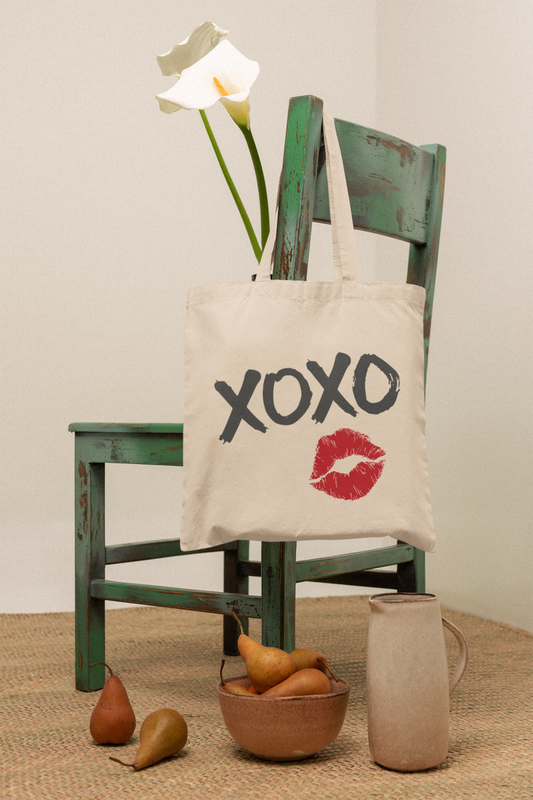 XOXO Kiss Me Statement Tote Bag