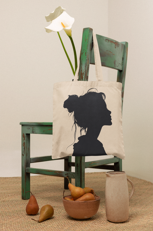 Silhouette Soul Artistic Shadow Tote Bag