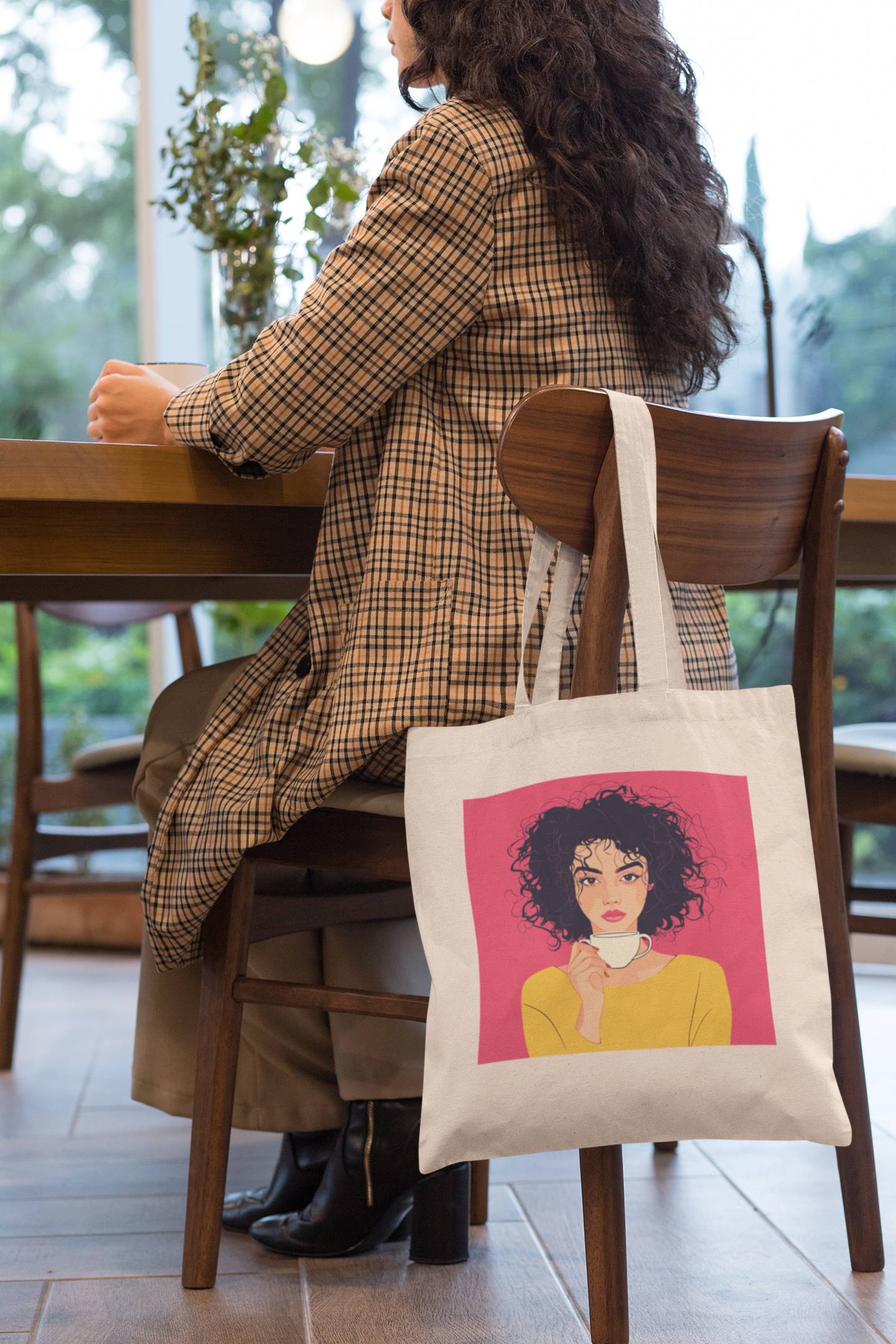 Caffeine & Confidence Canvas Tote Bag