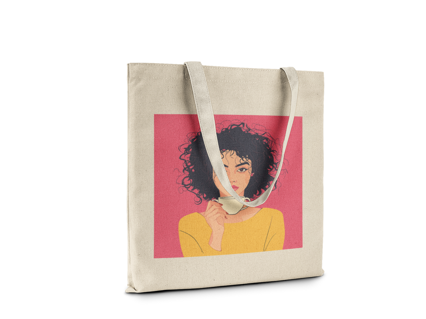 Caffeine & Confidence Canvas Tote Bag
