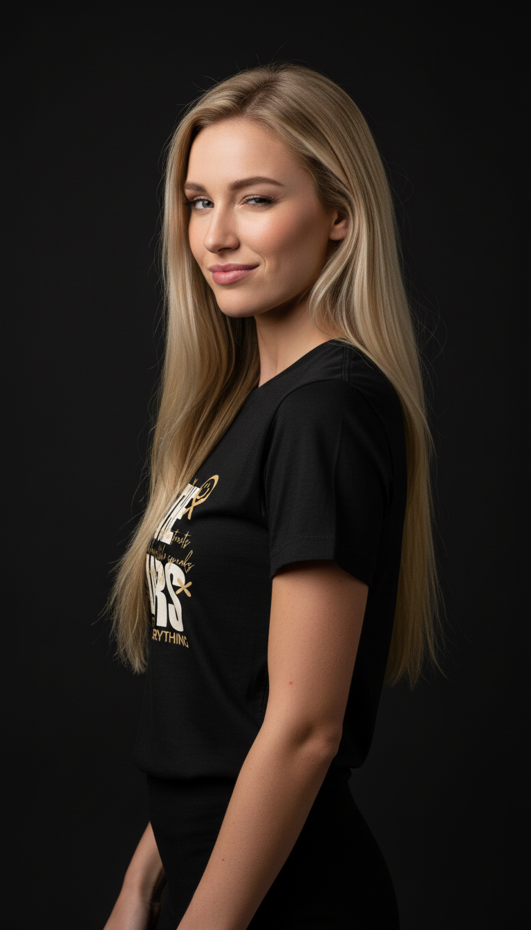 “THE LIARS – Trust Nothing, Question Everything” Black T-Shirt for Women