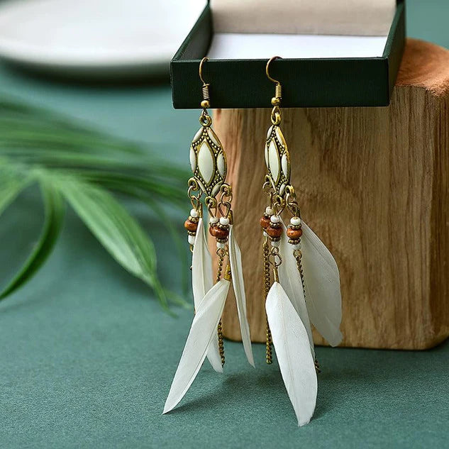 Colorful Feather Earrings | Multiple Colors