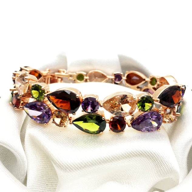 Multi-color Stone Bracelet