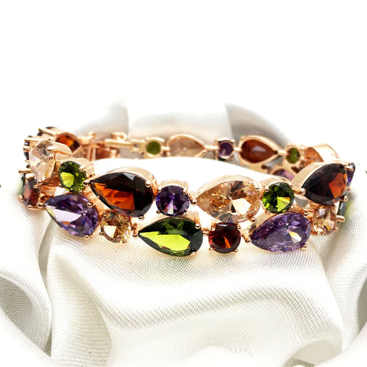 Multi-color Stone Bracelet