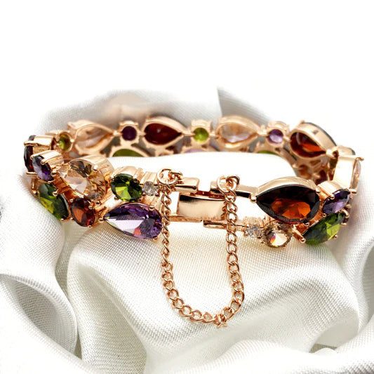 Multi-color Stone Bracelet